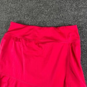 Laundry by Shelli Segal A Line Skirt Skort Womens Medium Red Pleated Modern